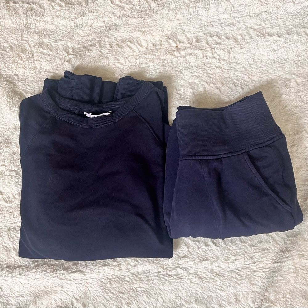 Athleta Coaster Luxe Sweatshirt and Joggers Set - Picture 2 of 8